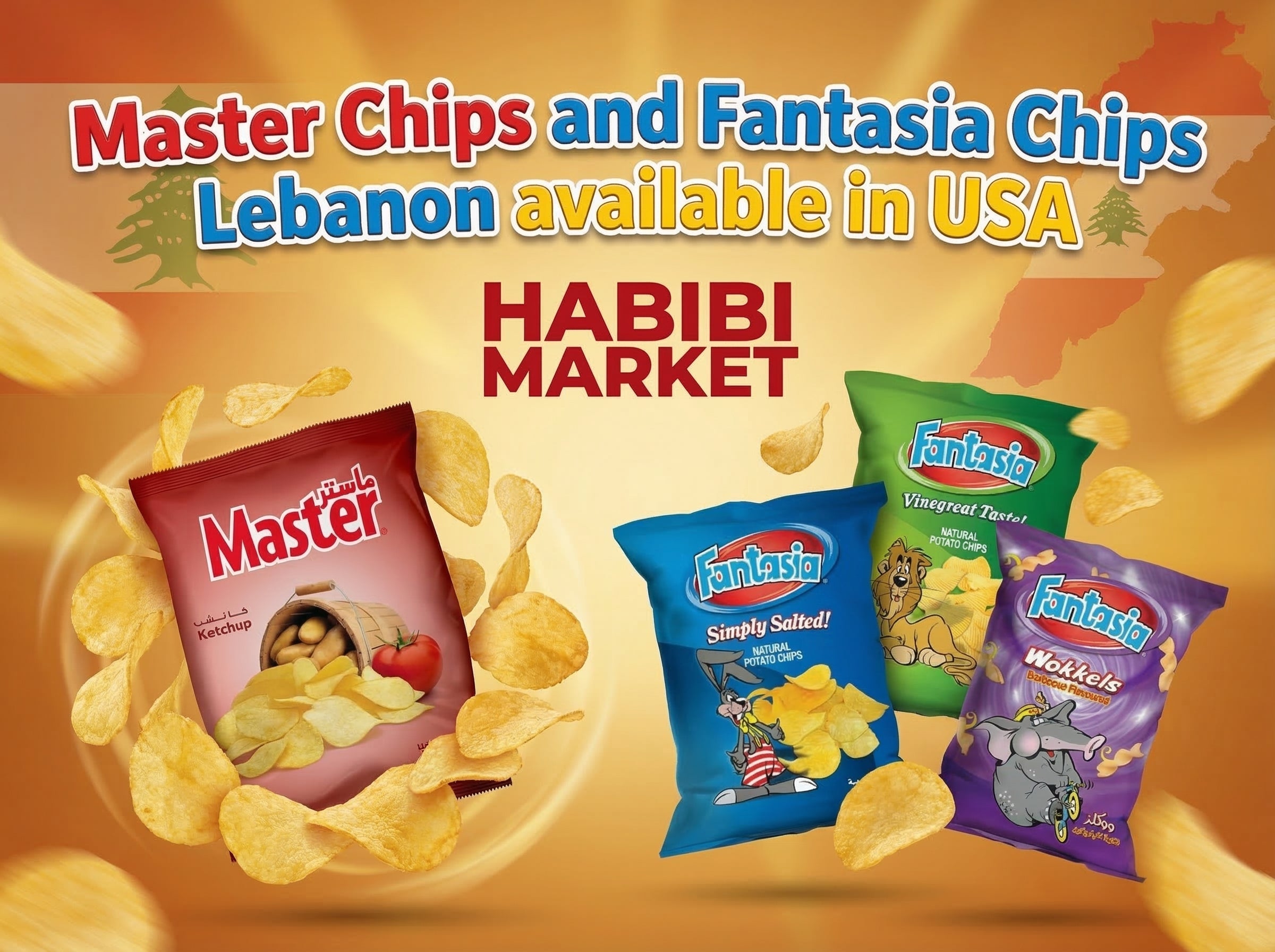 Lebanese Chips Brands We Grew Up With: Master Chips & Fantasia in USA - Habibi Market