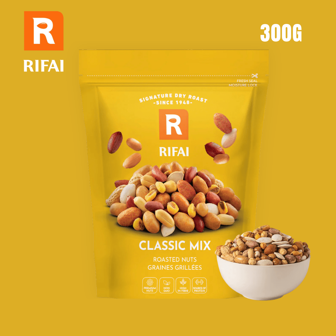 Al Rifai Classic Mix Nuts 300G Tin - Habibi Market