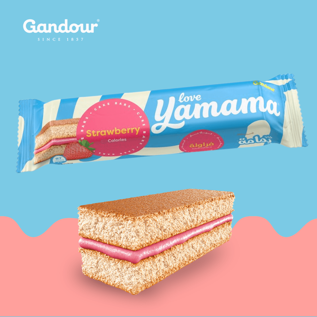 Gandour Yamama Strawberry Cake Bar - Lebanon - Habibi Market