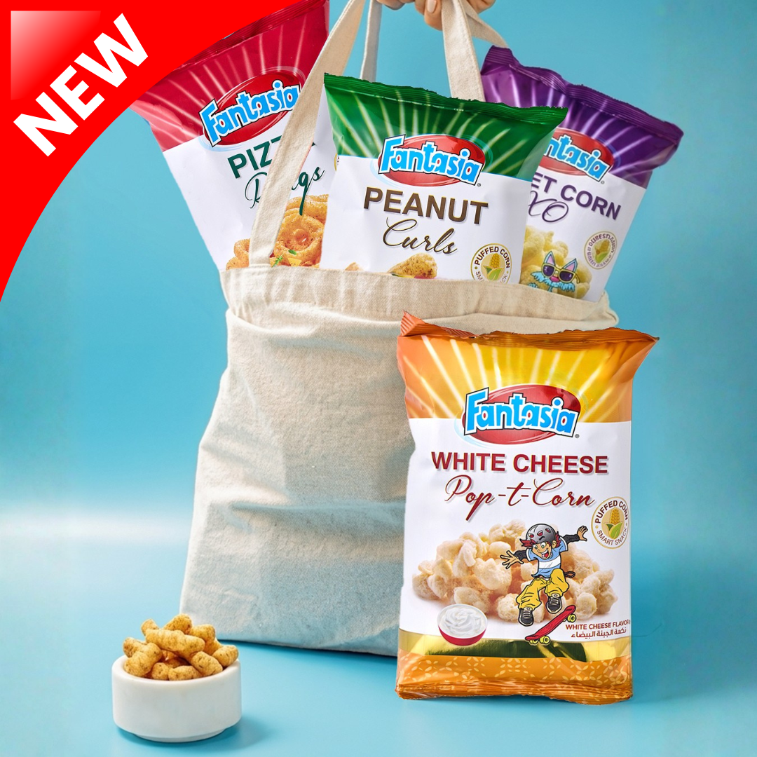 Fantasia White Cheese Popcorn 80G - Lebanon - Habibi Market