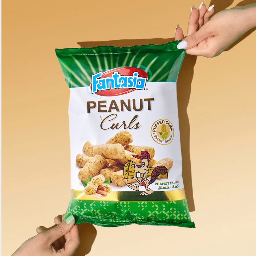 Fantasia Peanut Curl Puffed Corn 80G - Lebanon - Habibi Market
