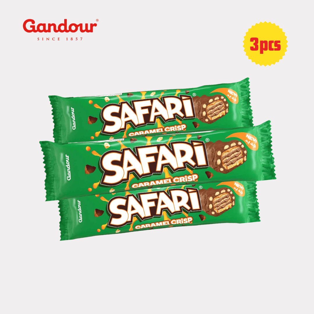 Gandour Safari Chocolate Bar - Lebanon Pack of 3 - Habibi Market
