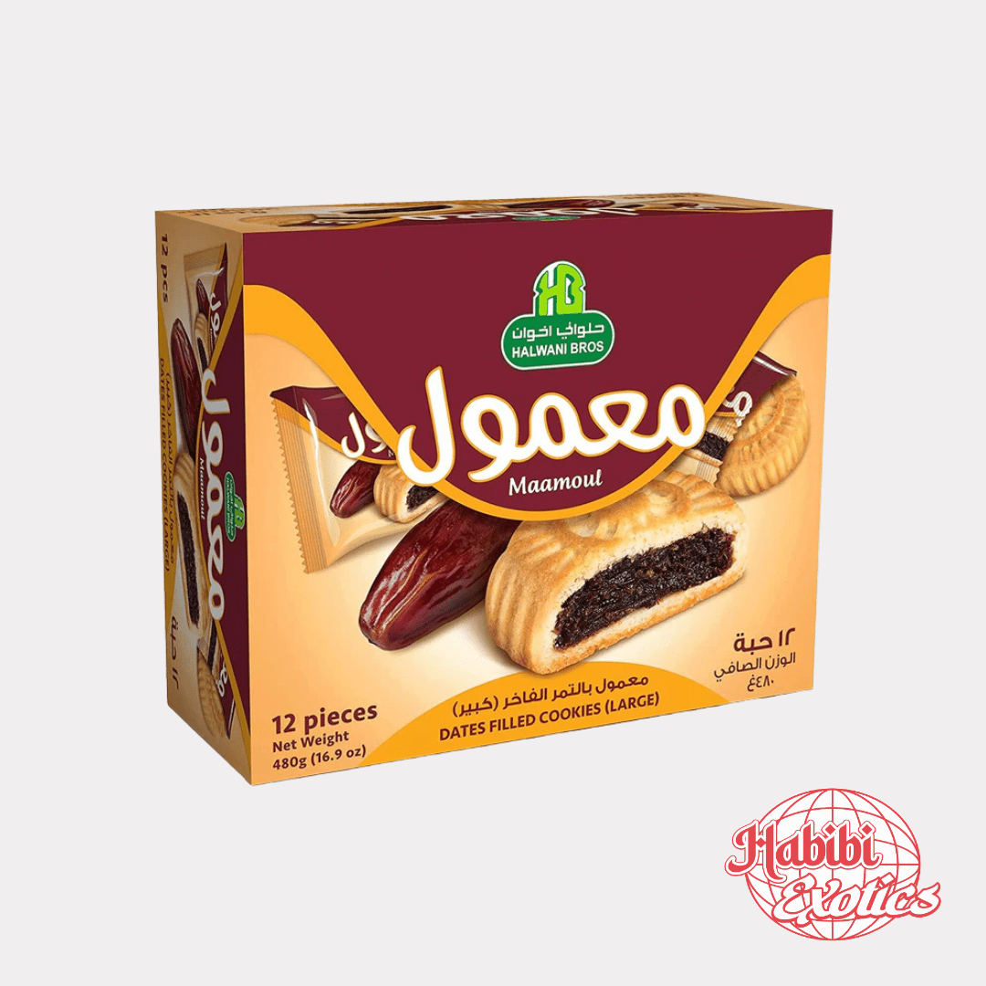 Halwani Bros Maamoul Date Cookies 12pcs - KSA - Habibi Exotics