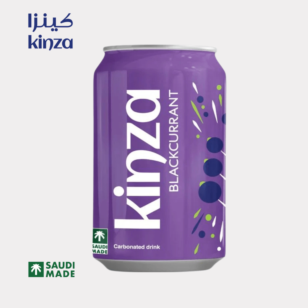 Kinza Soda Blackcurrant Flavor - KSA 320mL - Habibi Market