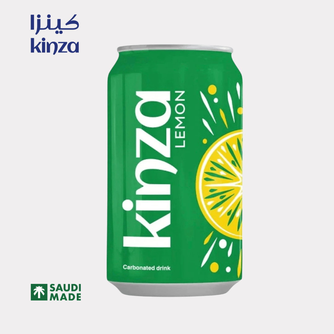 Kinza Soda Lemon Flavor - KSA 320mL - Habibi Market