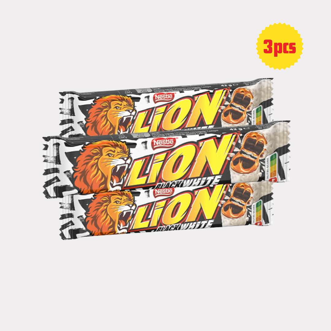 Lion Black & White Chocolate Bar - Germany Pack of 3 - Habibi Market
