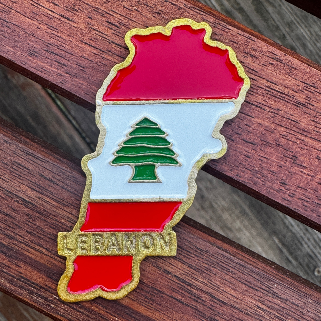Lebanese Fridge MAgnet Lebanon flag