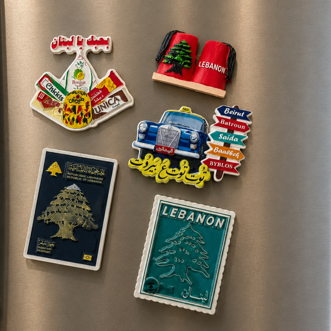 Lebanese Fridge Magnets on Fridge Style