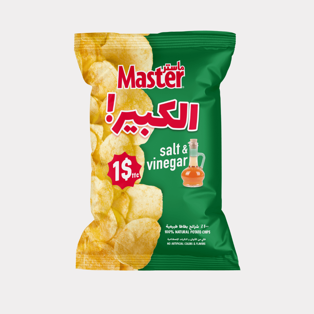 Master Salt & Vinegar El Kbir 170G - Lebanon - Habibi Market