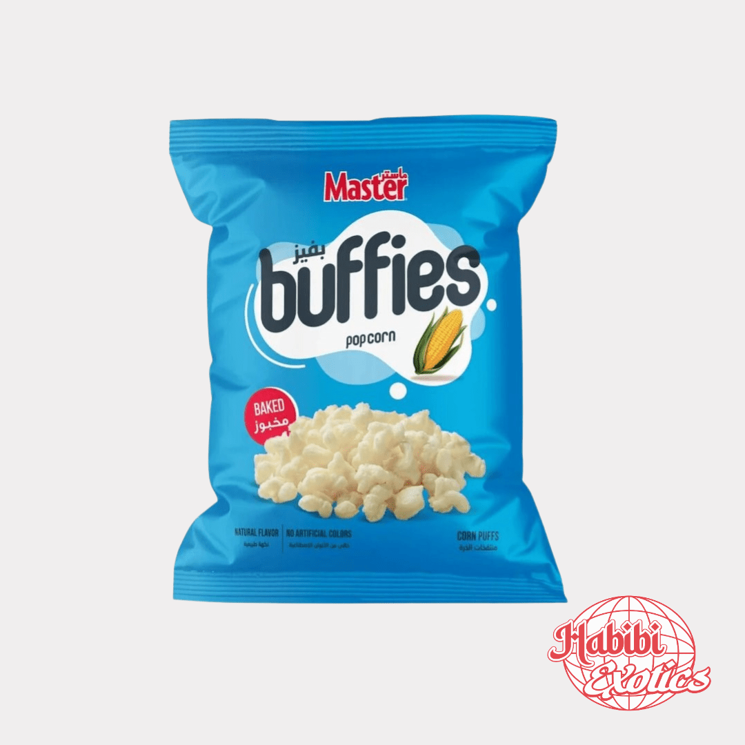 Master Buffies Master Buffies Popcorn Flavored 75G - Lebanon – Habibi Market
