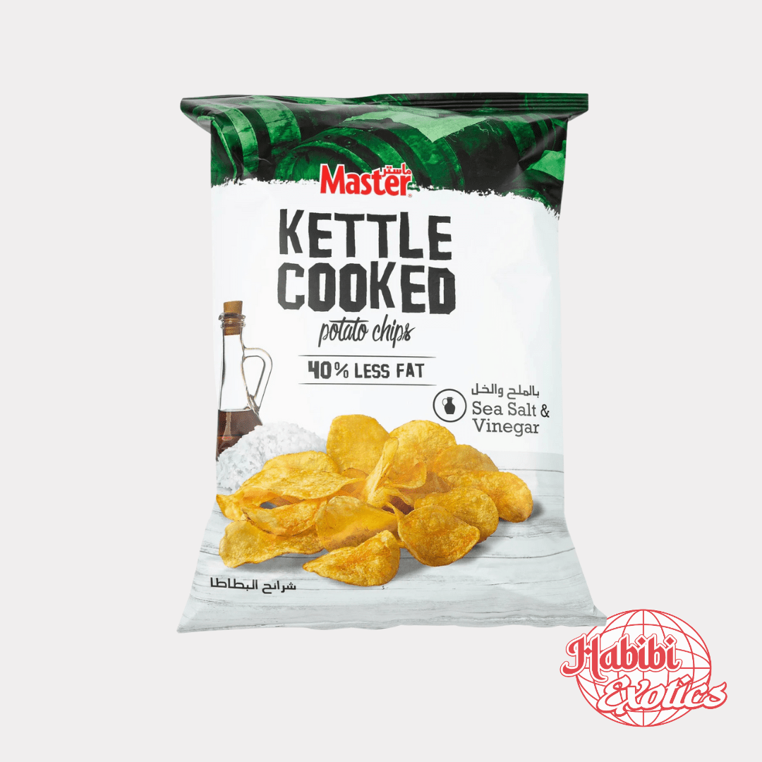 Master Kettle Cooked Sea Salt and Vinegar 150G - Lebanon - Habibi Exotics