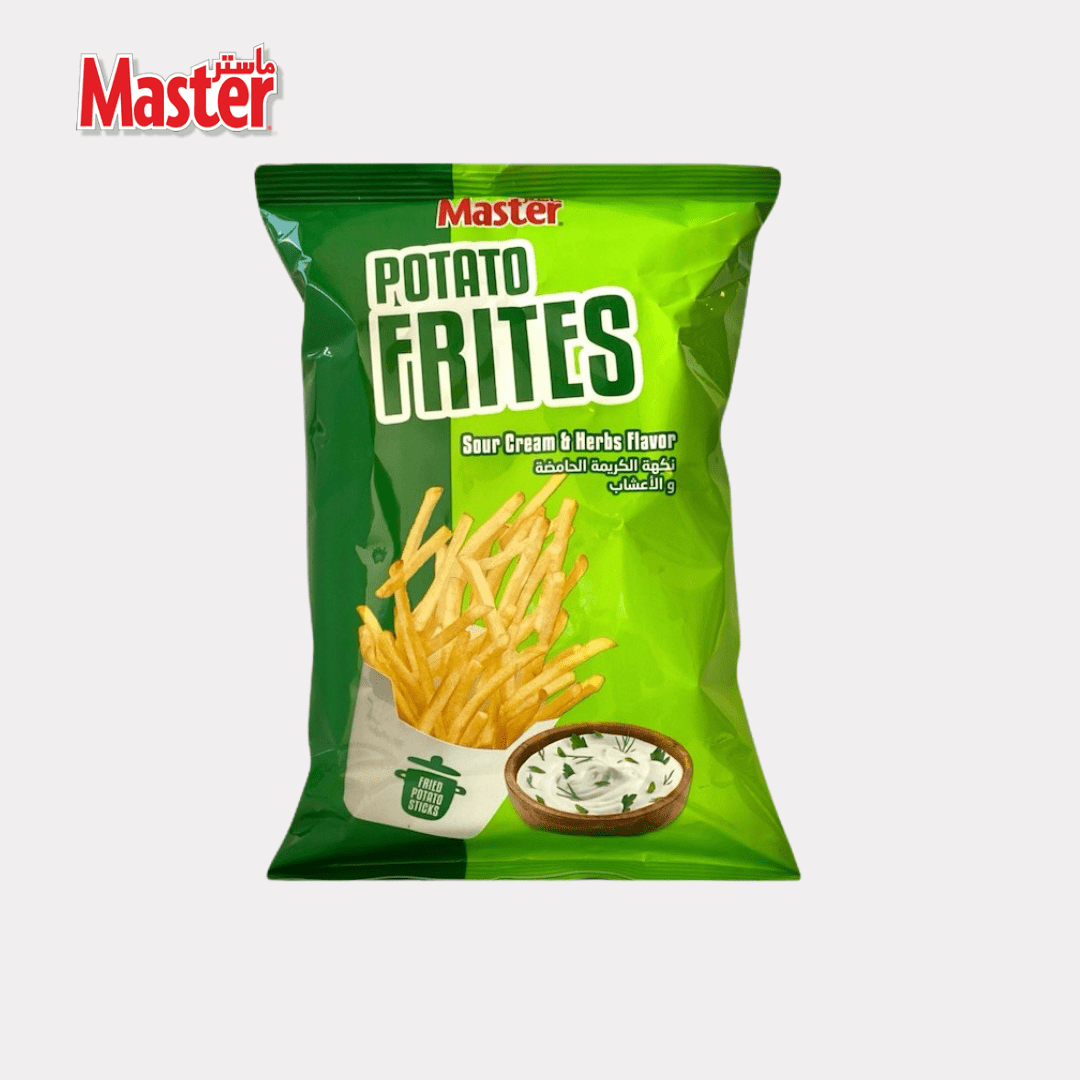 Master Potato Frites Sour Cream & Herbs Flavored 90G - Lebanon - Habibi Market