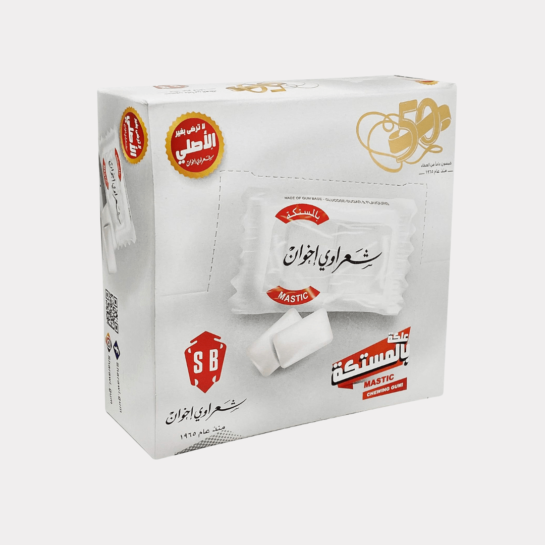 Sharawi Mastic Chewing Gum - Jordan Box of 100 x 2 - Habibi Market