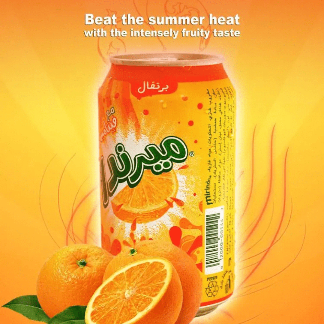 Miranda Orange Soft Drink - JOR 330mL - Habibi Market