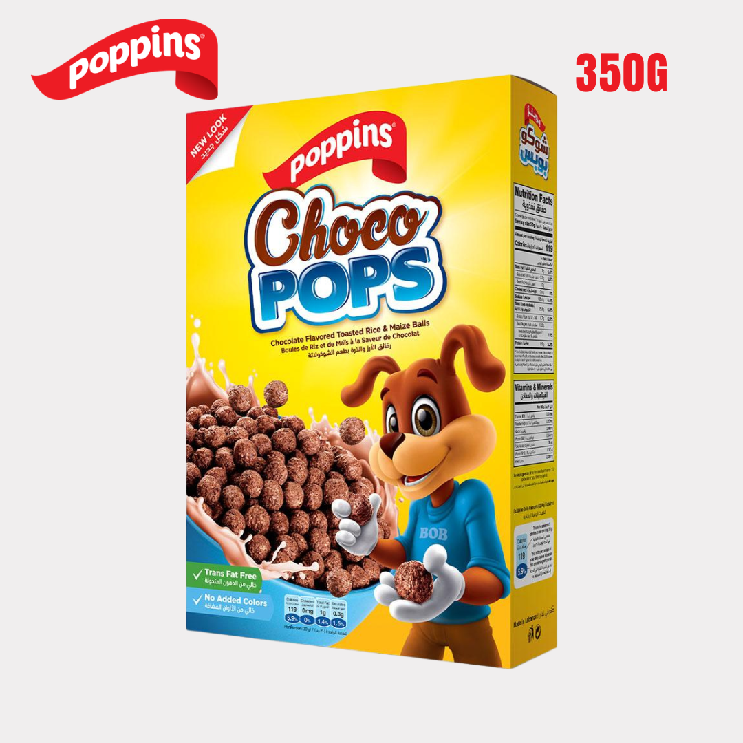 Poppins Choco Pops 350G Family Size - Lebanon - Habibi Market