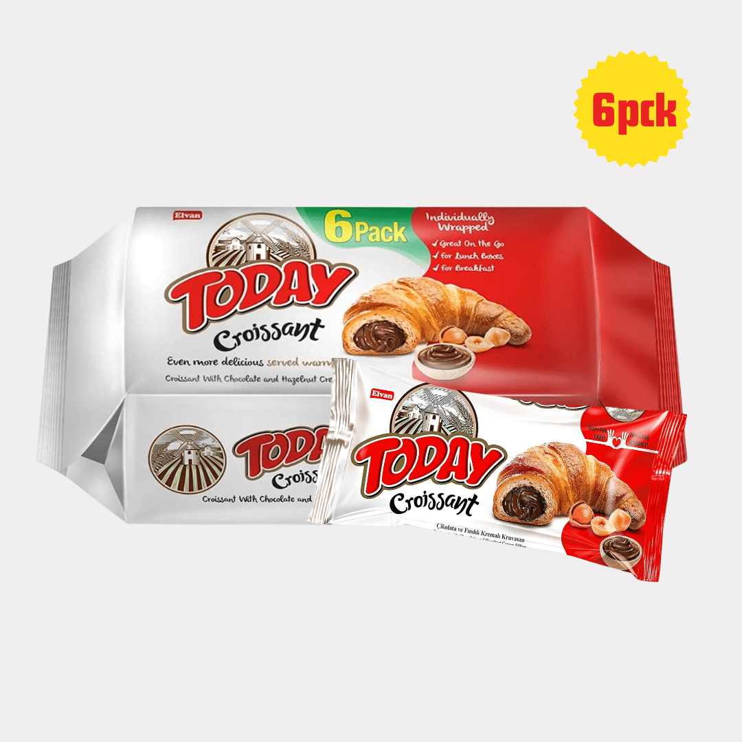 Today Chocolate Croissant - Turkey pack of 6 - Habibi Market
