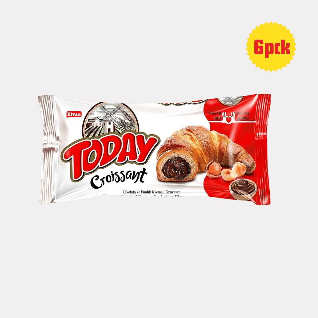 Today Chocolate Croissant - Turkey pack of 6 - Habibi Market
