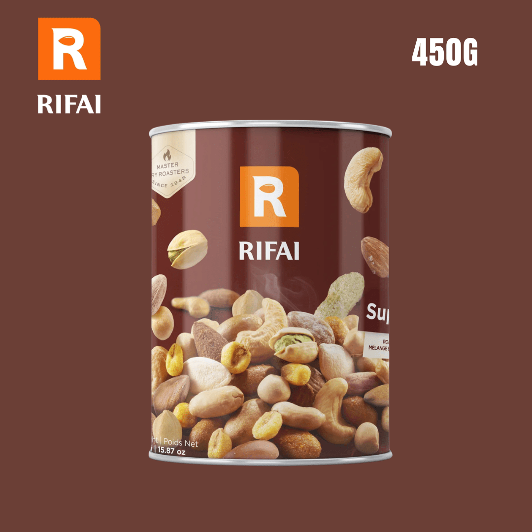 Al Rifai Super Extra Mix Nuts 450G Tin - Habibi Market
